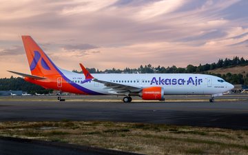 Frota da Akasa Air é composta exclusivamente por aviões 737 MAX. - Reprodução