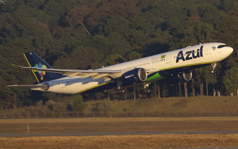 Airbus A330-900 configurado para 298 passageiros será utilizado nos voos com origem em Confins - Luis Neves