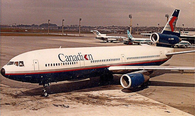 Canadian em Guarulhos com aeronave DC-10-30